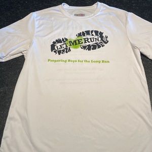 LET ME RUN Adult S Tech Shirt